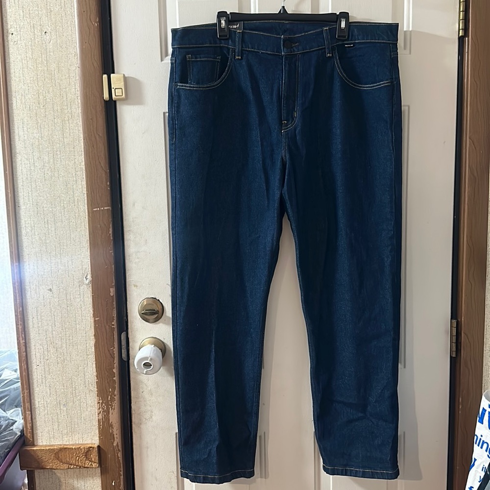 HURLEY WORKER DENIM JEANS: SLIM FIT: dark blue: NEW WITH TAGS: SIZE 38